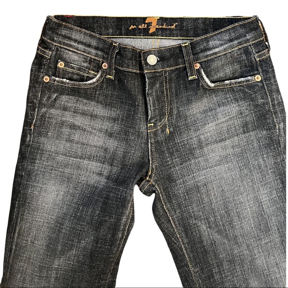 7 FOR ALL MANKIND DARK DENIM FLARE 26 - Picture 7 of 14